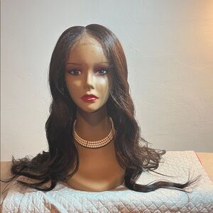 Elegant Brown Wavy Wig.  Color:  2#